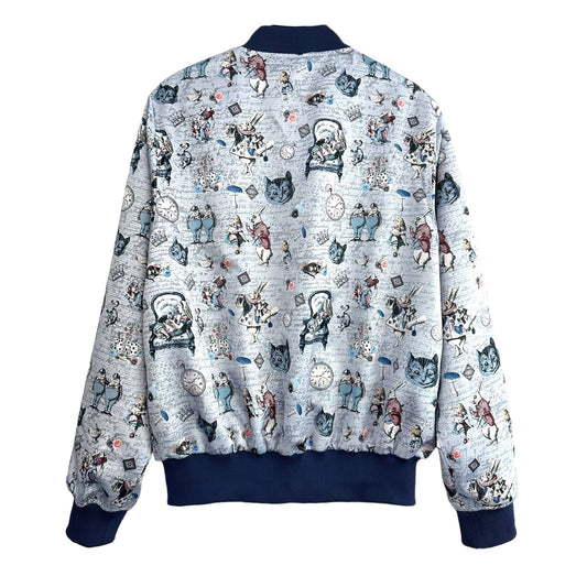 Bomber Jacket Alice in Wonderland