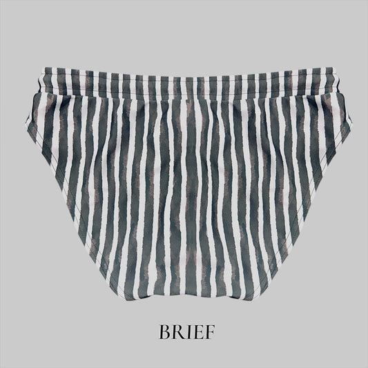 Bañador Black Stripes (Brief)