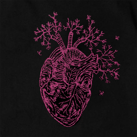 Tee Sketch Corazón (Rosa)