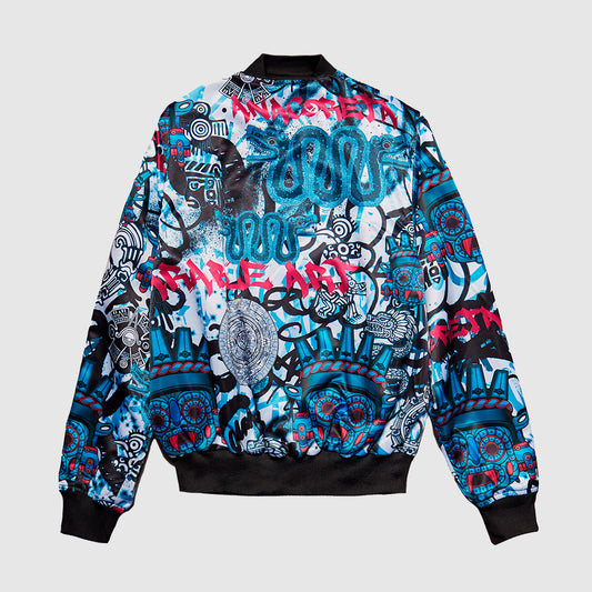 Bomber Jacket Grafitti Prehispánico