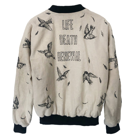 Bomber Jacket Sketch Pajaritos