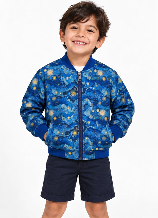 Bomber Jacket Infantil - Starry Night