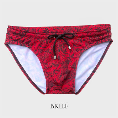 Bañador Rosas Rojas (brief)