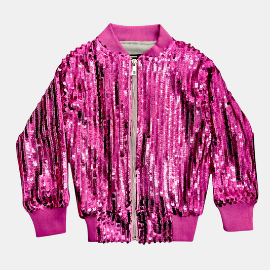 Bomber Jacket Infantil - HotPink Shells