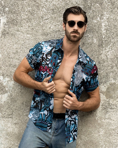 Camisa Grafitti Prehispánico