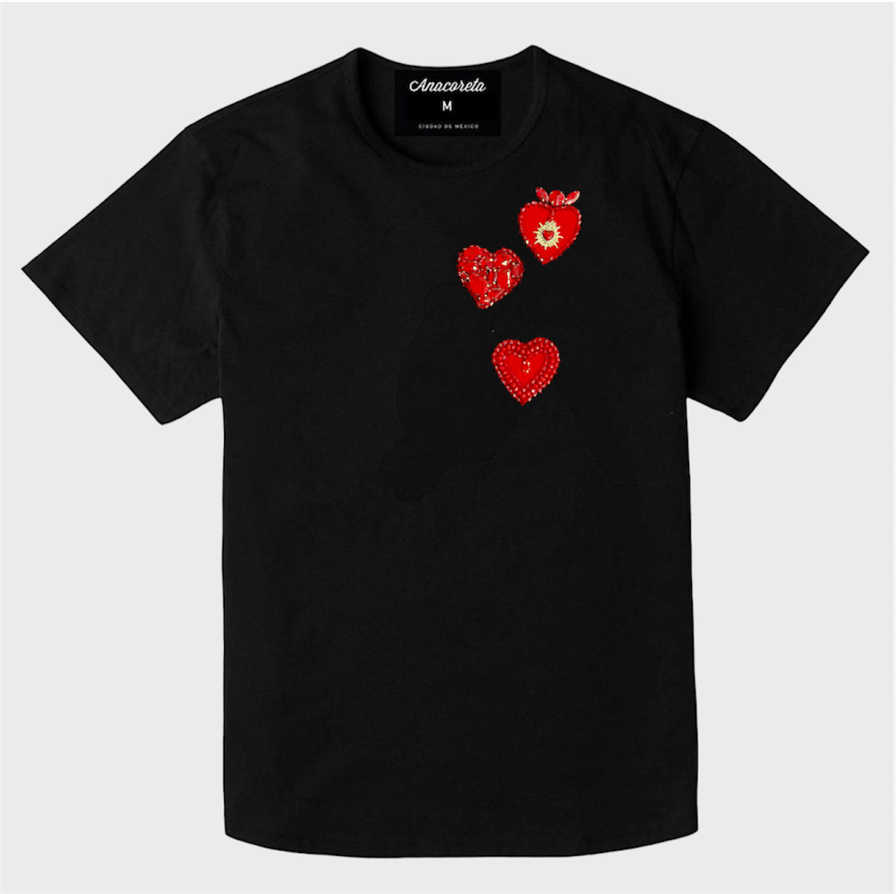 Tee Corazones de Pedrería