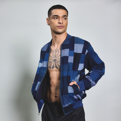 Bomber Jacket Upcycled Denim