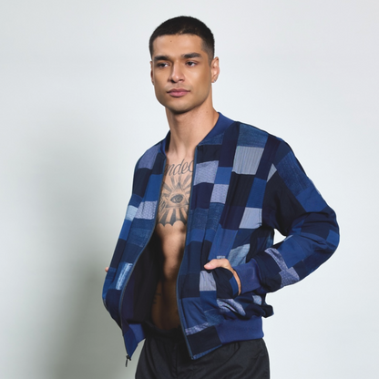 Bomber Jacket Upcycled Denim
