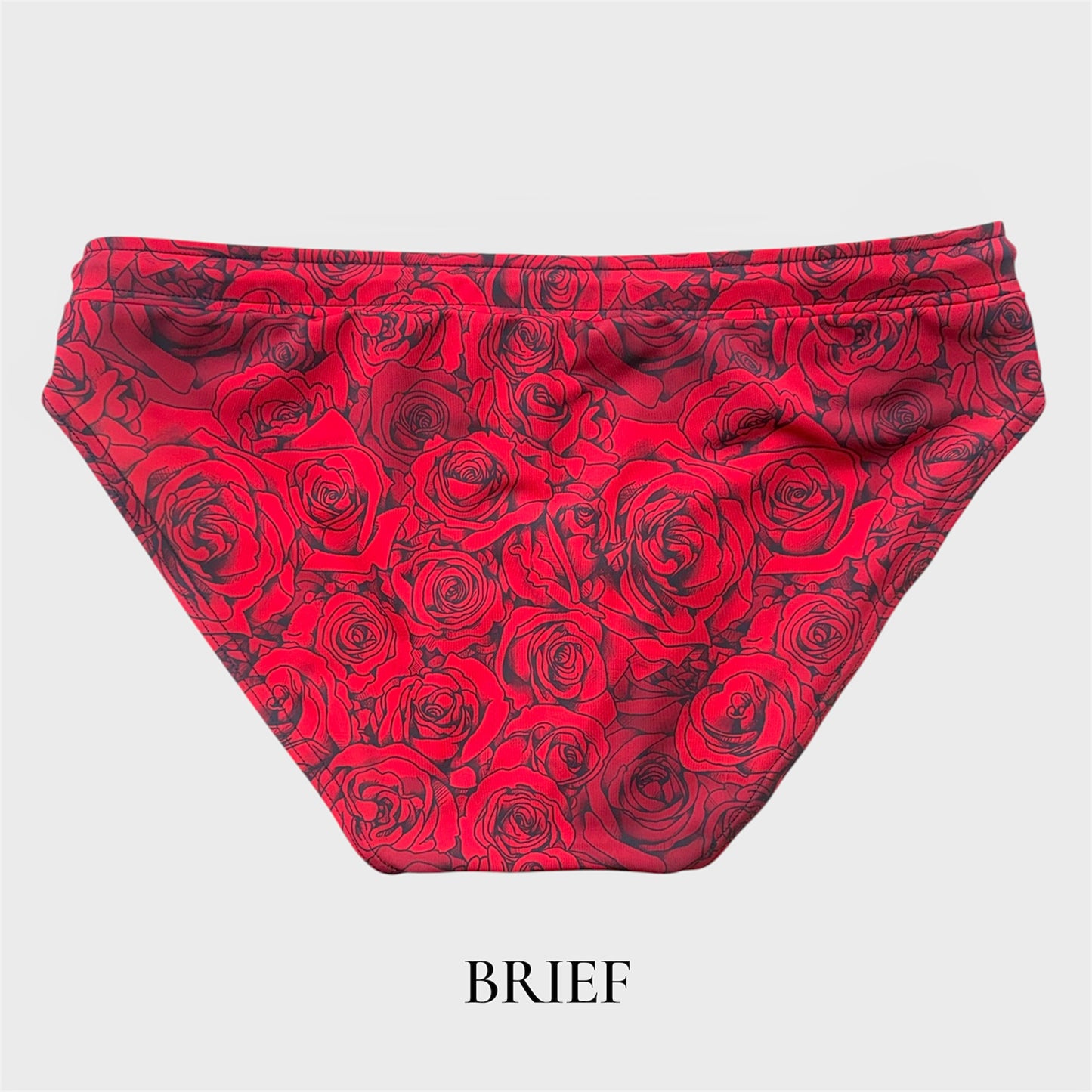 Bañador Rosas Rojas (brief)