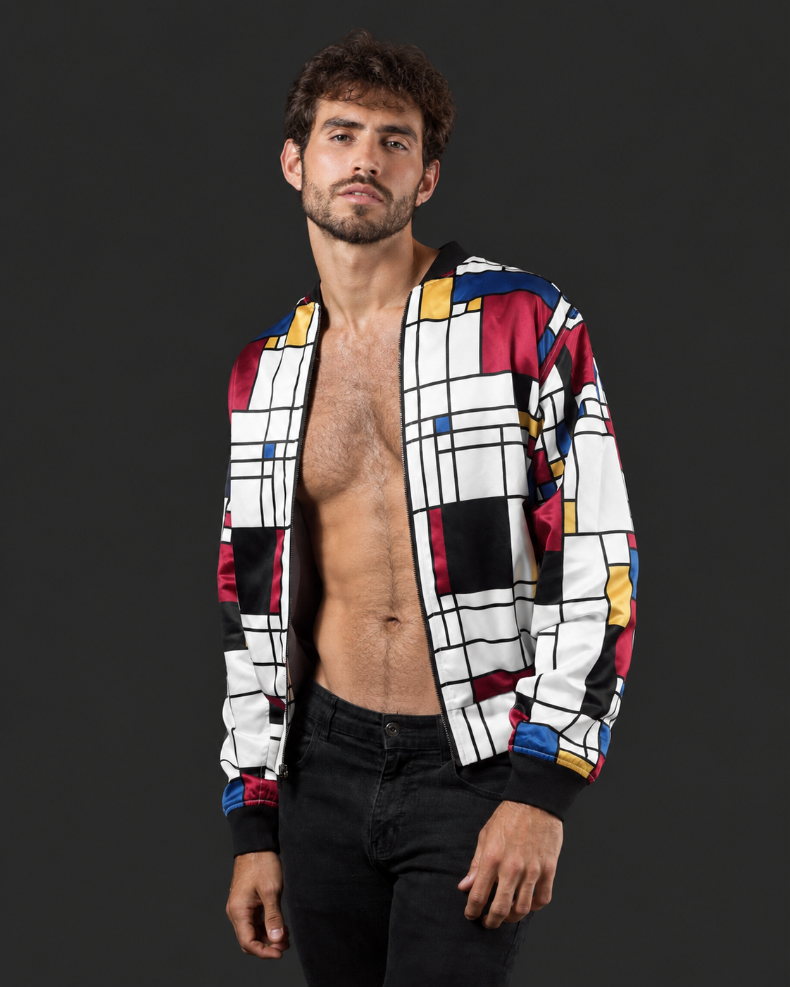 Bomber Jacket Mondrian