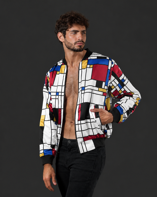Bomber Jacket Mondrian