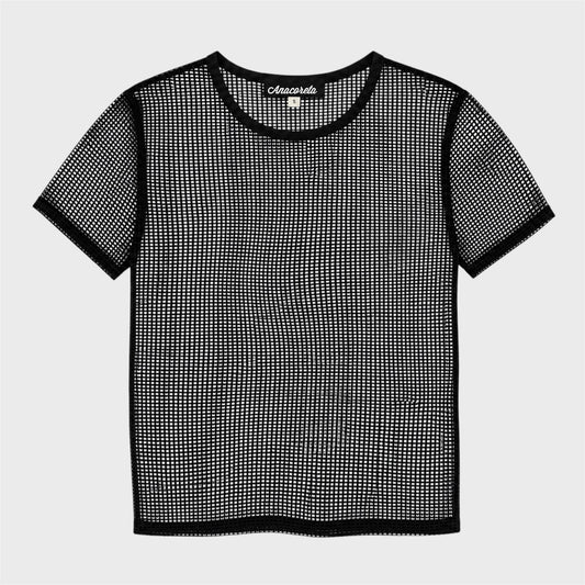 Camiseta en tejido red