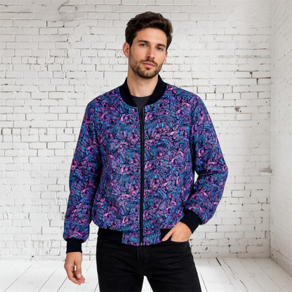 Bomber Jacket Colibríes