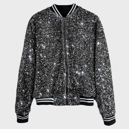 Bomber Jacket Silver Sequins 1989 (Tour)