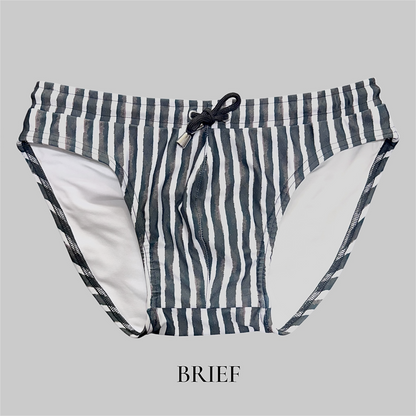 Bañador Black Stripes (Brief)