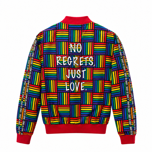 Bomber Jacket PRIDE (No Regrets, Just Love)