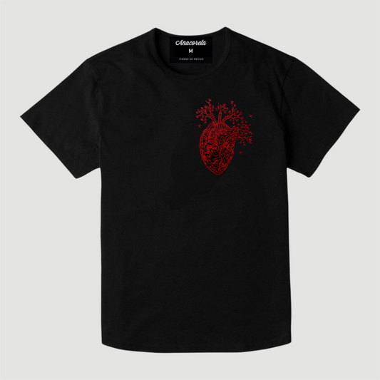 Tee Sketch Corazón (Rojo)