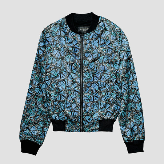 Bomber Jacket Mariposas Azules