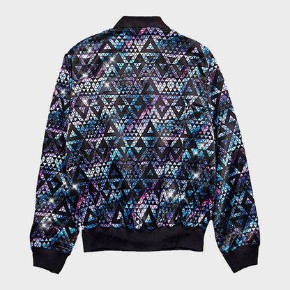 Bomber Jacket Triángulos Cósmicos