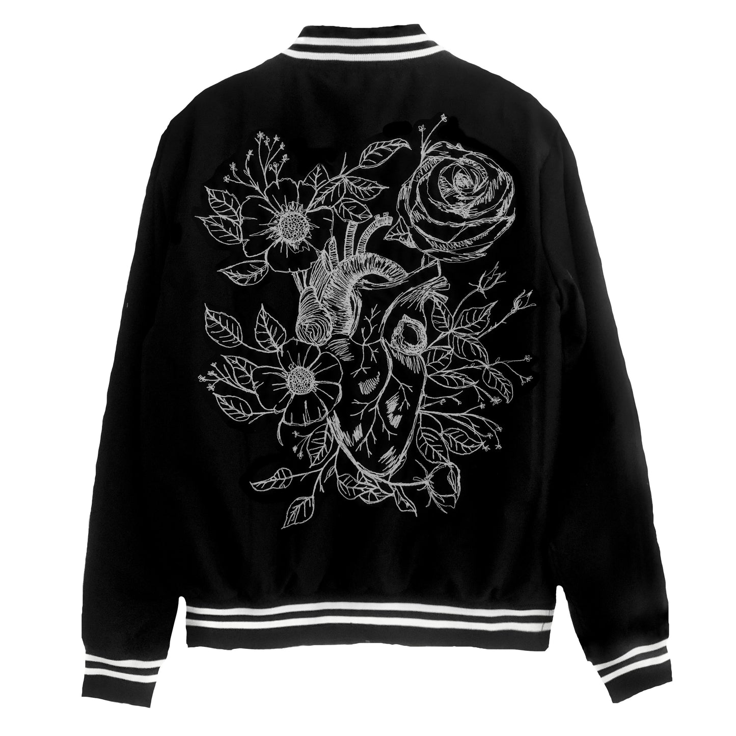 Bomber Coeur Brodé